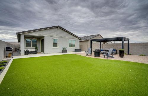 Maricopa County House | Buckeye Verrado Area Home with Pergola and Fire Pit