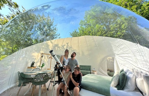 Crecy-sur-Serre Cabin | Bulle xxl Au domaine du pré dieu