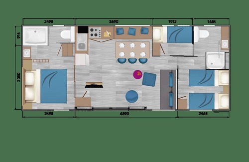 Meirgoorhoeve House | Bungalow ∙ 3 bedrooms ∙ 6 guests