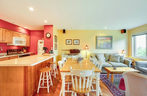 East Burke Apartment | Burke Mountain Vacation Rental: Ski-in/ski-out!
