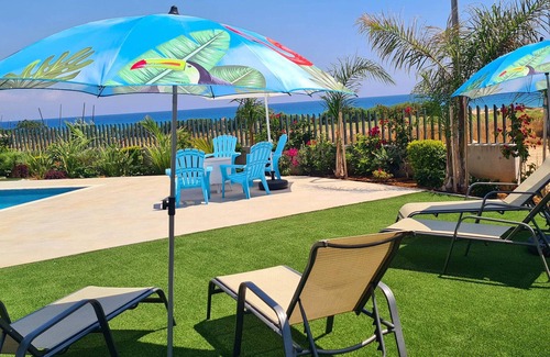 Paralimni Villa | By The Beach - Emerald Seaview Villa - Stunning Seaview Stay