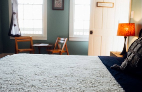 Bywater Bed & Breakfast | "Bywater Breeze" Private upstairs bedroom, kitchenette, full bathroom, & balcony