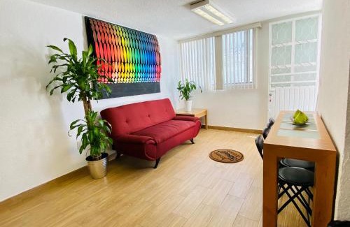 Leon Apartment | Cómodo y Pintoresco Depa Al sur de La Ciudad!