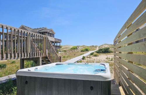 Carova Beach House | C9083 Cavallo Dunes - Oceanfront, 3 Bedrooms, Hot Tub, Pets OK, 4x4 Area
