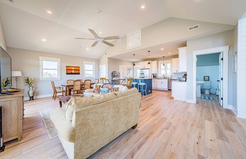 Carova Beach House | C9257 Shell Bound. As low as $189! 4X4 Beach, Wild Horses, Hot Tub!