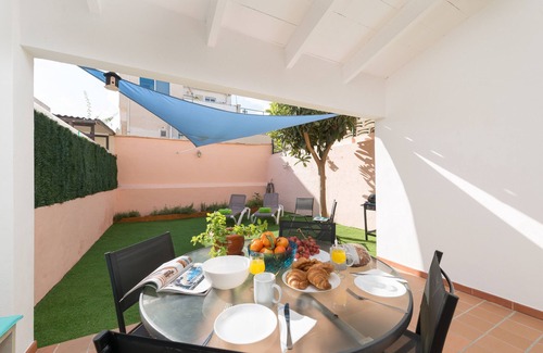 Puerto Maritimo House | CA NA ROSA (ES PORTITXOL) - Beautiful house in es Portitxol, boasting a great back terrace