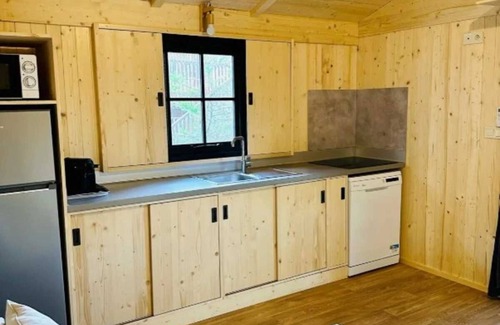 Sigean Cabin | Cabane 3 étoiles - Piscine - eehdah