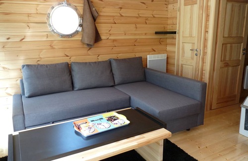 Chassenard Boat Rental | Cabin dinghy at anchor