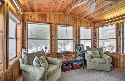 Akeley House | Cabin Getaway with Private Dock, Walk to Trail!
