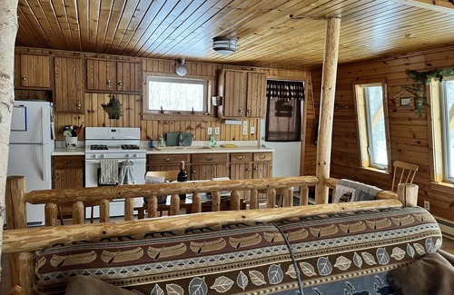 Solon Springs Cabin | Cabin In the Woods on 30 wooded acres with walking trails.