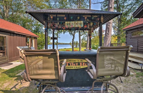 Atlanta Cabin | Cabin on Rush Lake w/Bar, Grill & Kayaks!