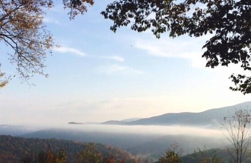 Elkins Cabin | Cabin Rental near Elkins, WV- Hot tub: Sauna : Wifi : Gas-log Fireplace