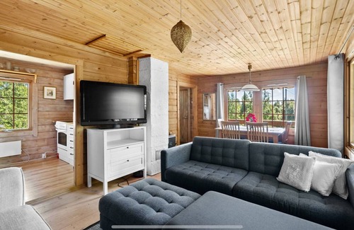Nannestad Cabin | Cabin w wilderness feeling 20 min from airport