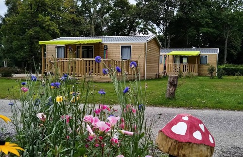 Priziac House | CAELIA oder MELUSINE Mobilheim Komfort 31m2 2 Schlafzimmer 31m2 4 Personen