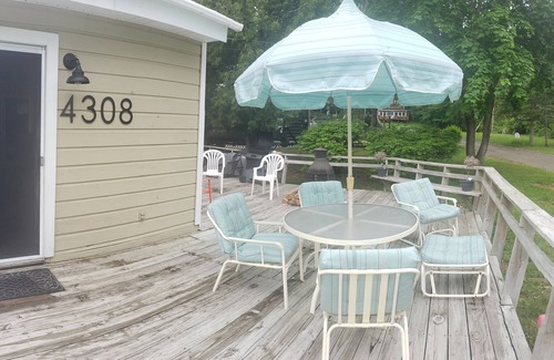 Putnam Station House | Camp at Gull Bay with Lake George View and walking distance to beach