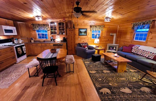 Bristol Hills Cabin | Camp Navarac, a cozy waterfront ski retreat just 6 miles from Bristol Mountain.