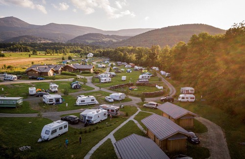 Sciegny House | Camp66 - Drewniane domki z bali z widokiem na Śnieżke