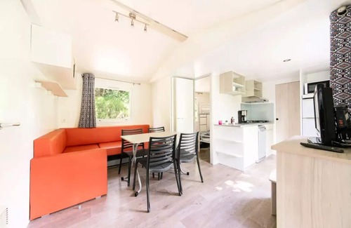 Saint-Vincent-de-Durfort House | Camping maeva Escapades Coeur d'Ardèche * - Comfort Cottage 3 Rooms 5/7 People Air Conditioned + TV