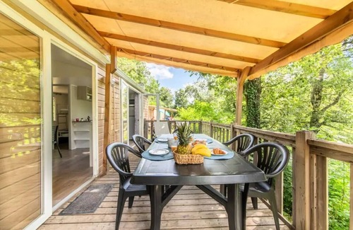 Saint-Vincent-de-Durfort House | Camping maeva Escapades Coeur d'Ardèche * - Comfort Cottage 3 Rooms 5/7 People Air Conditioned + TV