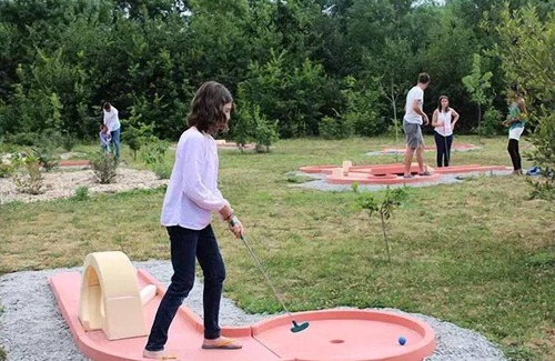 Aubigny-les-Clouzeaux House | Camping Campilo * - Lodge du Lac 4 FEUILLES 3 rooms 6 people