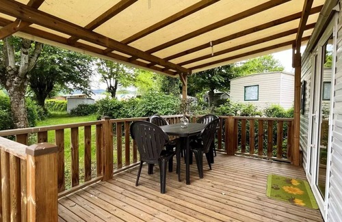 Saint-Bonnet-le-Chateau House | Camping de la Belle Etoile * - Mobile home Cottage comfort 2 bedrooms covered terrace 3 people