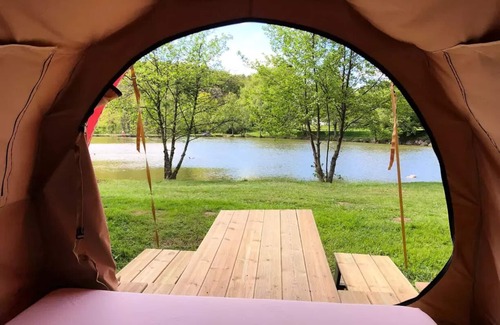 Saint-Leger-de-Fougeret House | Camping LA FOUGERAIE *** - Cocoon Pond 2 people
