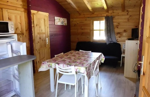 Saint-Nicolas des Eaux Ski Chalet | Camping Le Clos du Blavet * - Chalet ARCHE 35m2/3 bedrooms - terrace 8 people