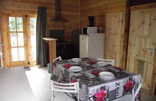 Saint-Nicolas des Eaux Ski Chalet | Camping Le Clos du Blavet * - Chalet ARCHE 35m2/3 bedrooms - terrace 8 people