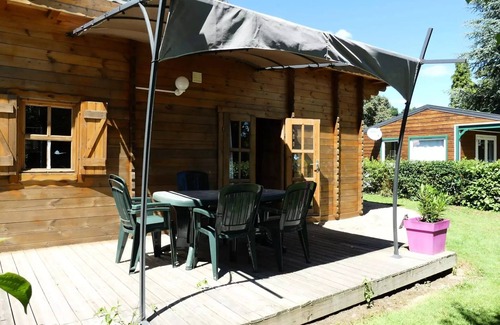 Saint-Nicolas des Eaux Ski Chalet | Camping Le Clos du Blavet * - Chalet ARCHE 35m2/3 bedrooms - terrace 8 people