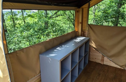 Belloc House | Camping le Roc del Rey* - 2-room cabin on stilts for 2 people Without sanitary facilities