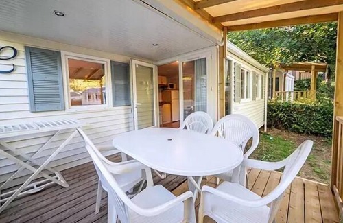 Pont-de-Salars House | Camping Les Terrasses du Lac* - Mobil home Classic 3 rooms 4 people