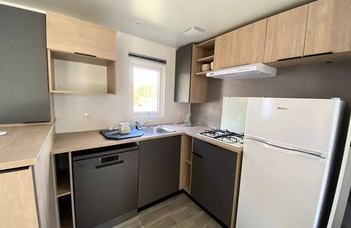 Saint-Paul-en-Born House | Camping maeva Escapades La Clairière * - Mobile Home Premium+ 3 Rooms 4 People Air Conditioned + TV