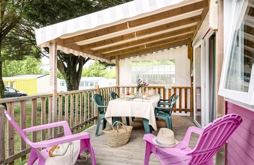 Landevieille House | Camping Romanée L'Evasion* - Comfort mobile home 4 rooms 6 people