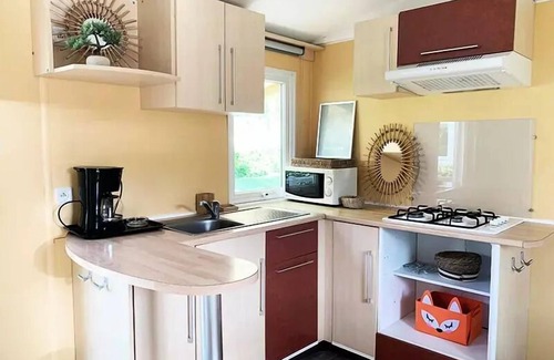 Mirepeisset House | Campsite Le Val de Cesse * - Mobile home WELCOME 27m2 - 2 bedrooms - TV - air conditioning - terrace - 4 people