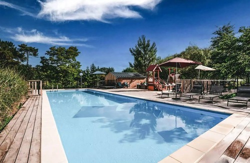 Caro Cabin | Campsite maeva Respire Domaine de Kervallon * - Cottage on Stilts 3 Rooms 4 People + TV