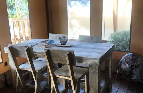 Pontorson House | Campsite Seasonova Haliotis * - WOOD LODGE - with sanitary facilities for 4 people
