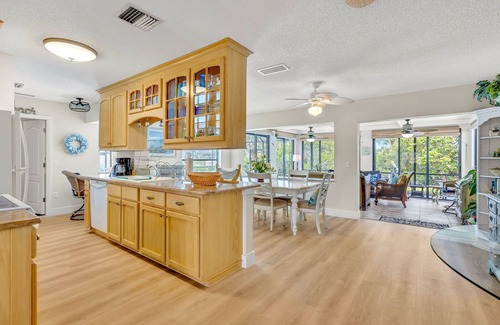 Nokomis House | Canal Front 3 Bed 2 Bath Pool Home Mins from Casey Key Beach