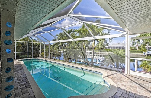 Punta Gorda House | Canal Waterfront Home with Private Pool and Dock!