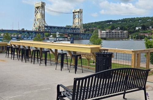 Houghton Apartment | Canalside Downtown Suite! Bridge views, walking path and near MTU