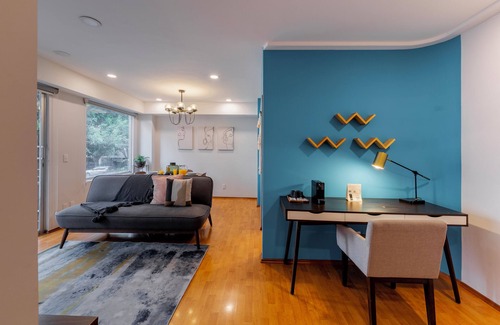 Anahuac Condo | Capitalia - Trendy & Cool w/GYM