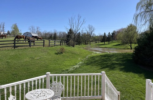 Simpsonville Cottage | Carriage House Cottage on horse farm.