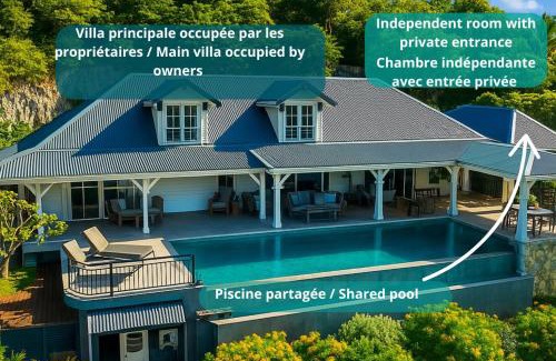 Grand Case House | Carribbean Hill - Stunning View and infinity pool