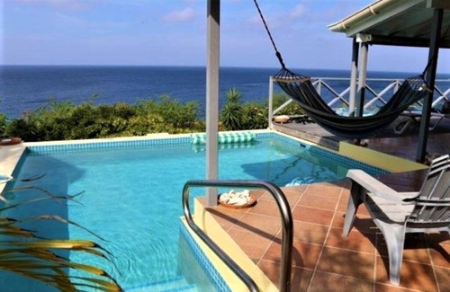 Bisento Villa | Cas Chi Chi: Poolside Sunset View-Easy Access To Turquoise Waters!