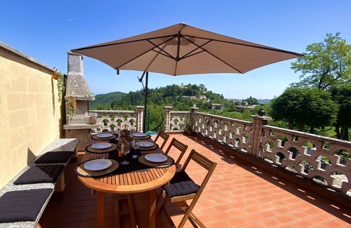Salabue House | CASA BARBERA: Terrace in the Monferrato