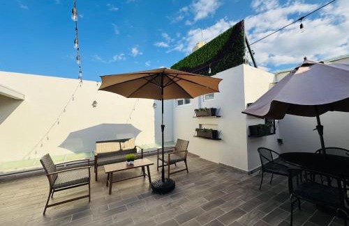 Irapuato Apartment | Casa Jacaranda Business Lodge 7 Suites Cowork Terrace