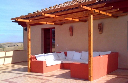 Montecarotto Apartment | Casa-Montale 1/5Terrazza, typical country house, gr. Pool, secluded location, panoramic views