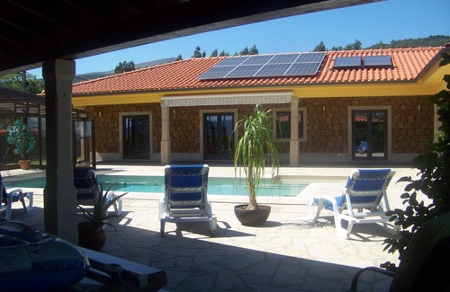 Cossourado House | Casa Rosanna bungalow, secure indoor saltwater swimming pool, panoramic view