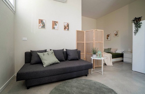 Castel San Pietro Terme Apartment | CASADELFALEGNAME-NOCE-Loft with bathroom-kitchen,4 beds