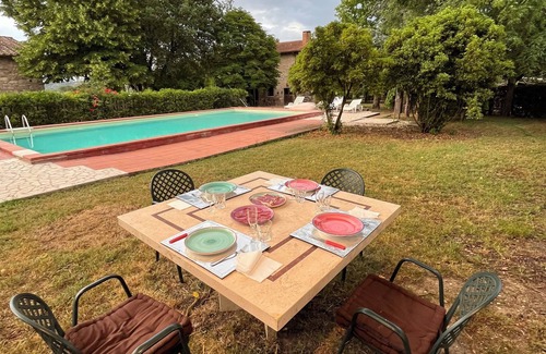 Mugnano in Teverina Villa | Casale Piantata - Beautiful farmhouse with pool nestled in the countryside of Orte