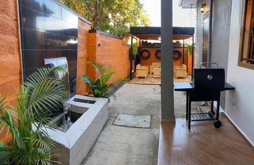 Kampala Villa | Cascade Cove 3-bedroom villa in Kampala - Jacuzzi and Gazebo with Fountain